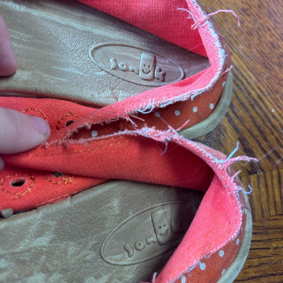 Womens sanuks orange size 8 - Picture 4 of 4